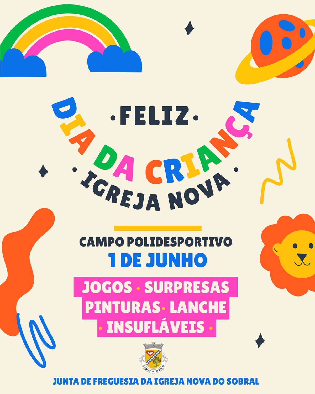 Comemorações do Dia da Criança – 1 de junho Comemorações do Dia da Criança – 1 de junho